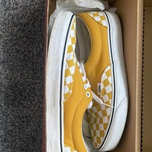 Yellow checkers vans